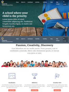 Classroom – WordPress Education Theme