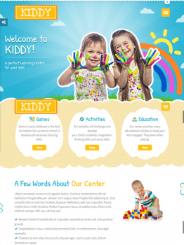 Kiddy Children WordPress Theme